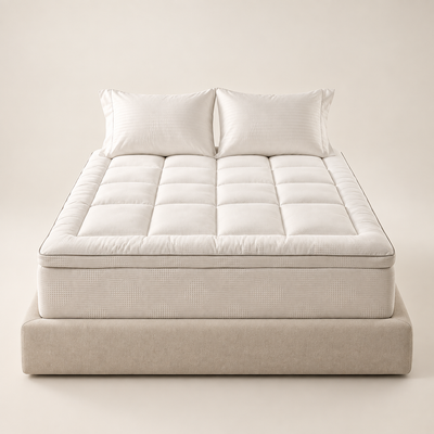 Plush mattress topper