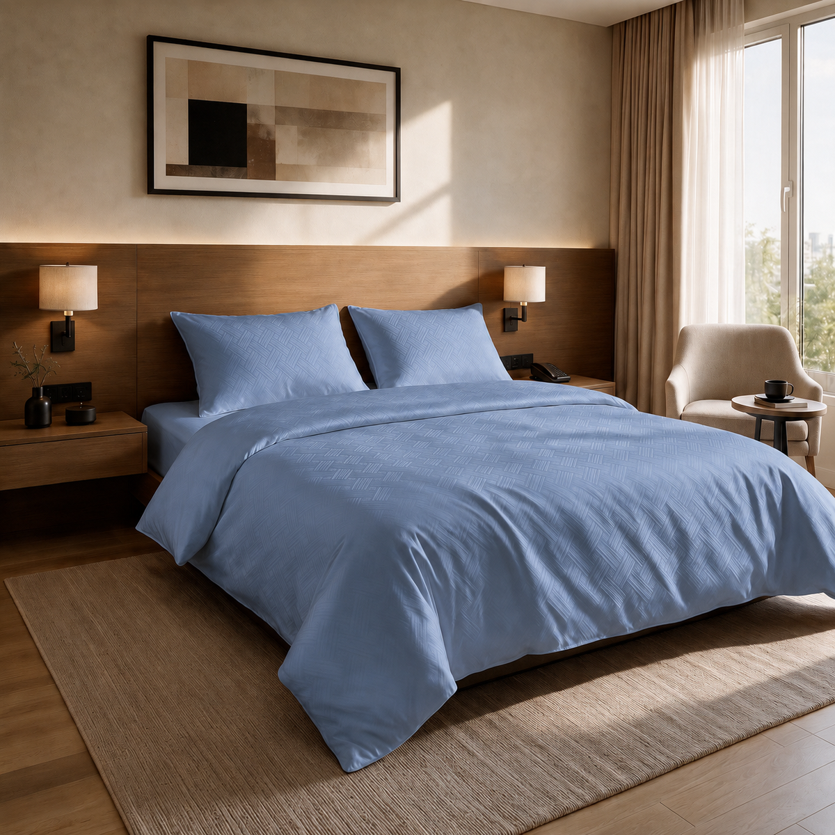 Jacquard 130 GSM Tencel Duvet cover