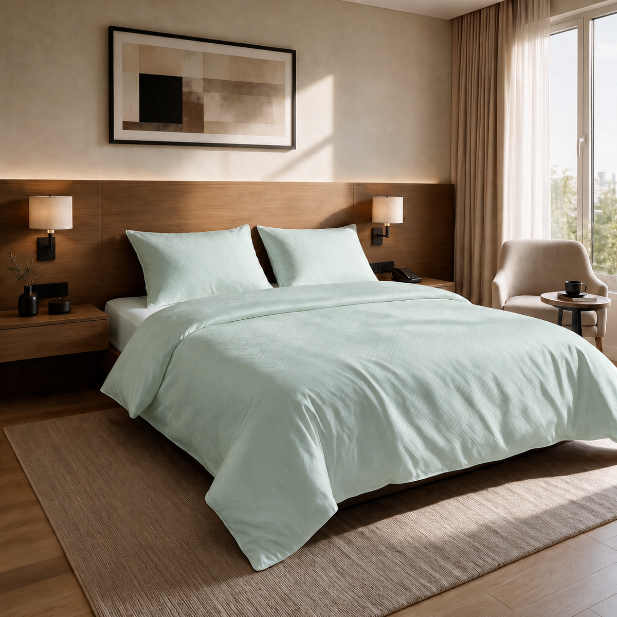 Jacquard 130 GSM Tencel Duvet cover