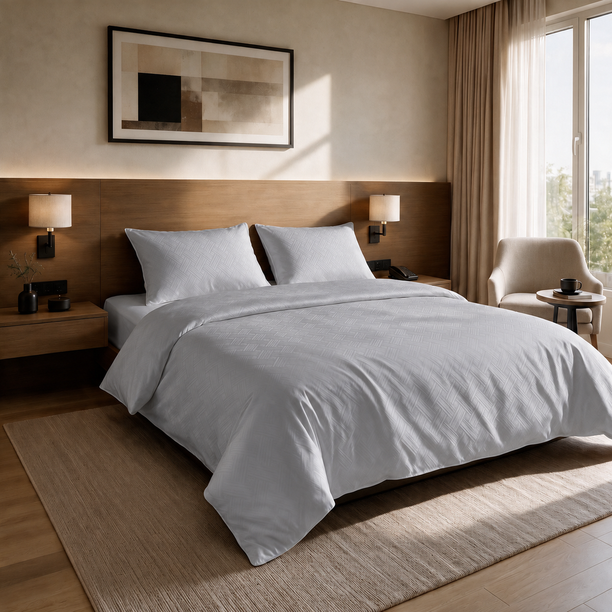 Jacquard 130 GSM Tencel Duvet cover