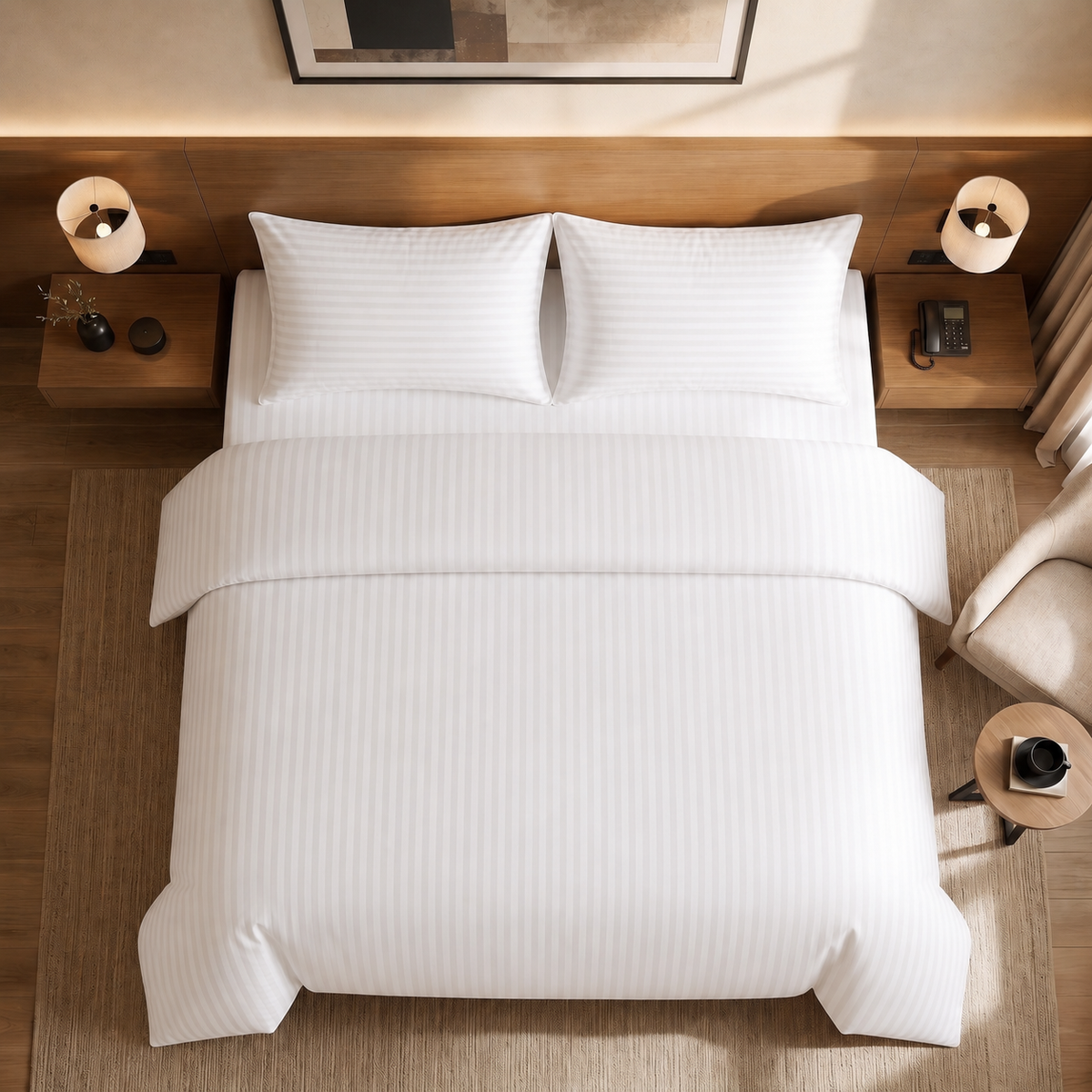 Atelier Stripe 520 TC Duvet cover