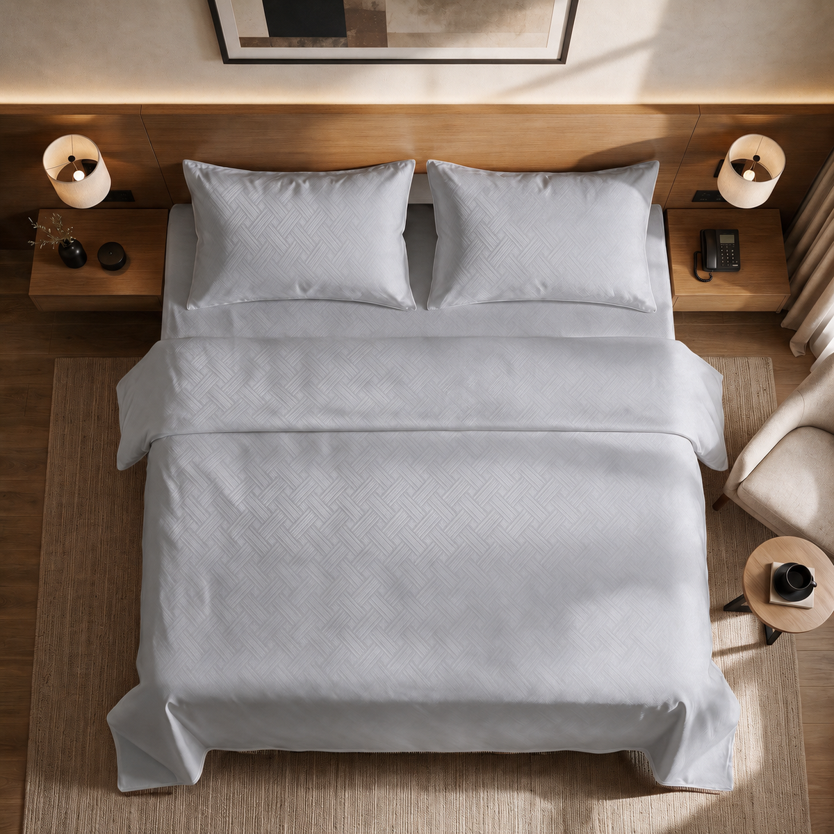 Jacquard 130 GSM Tencel Duvet cover