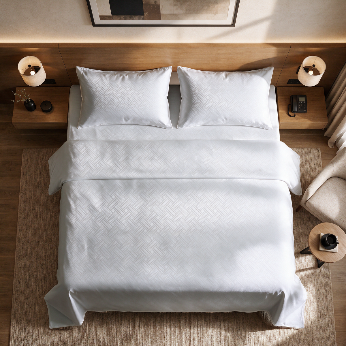 Jacquard 130 GSM Tencel Duvet cover
