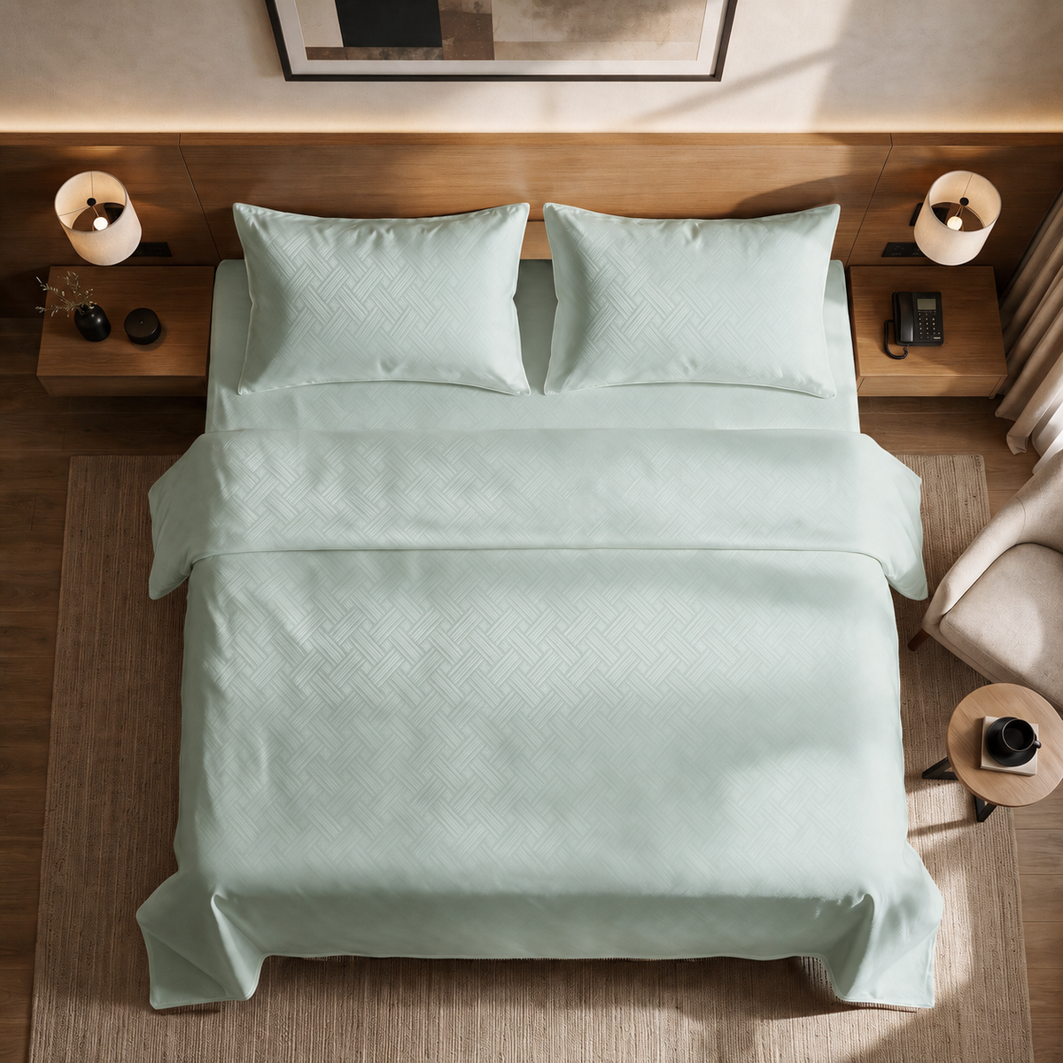 Jacquard 130 GSM Tencel Duvet cover