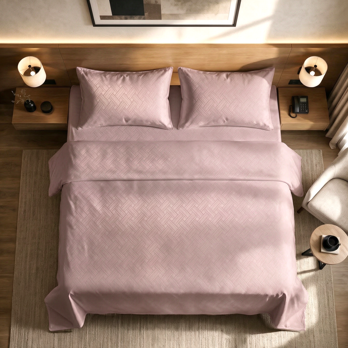 Jacquard 130 GSM Tencel Duvet cover