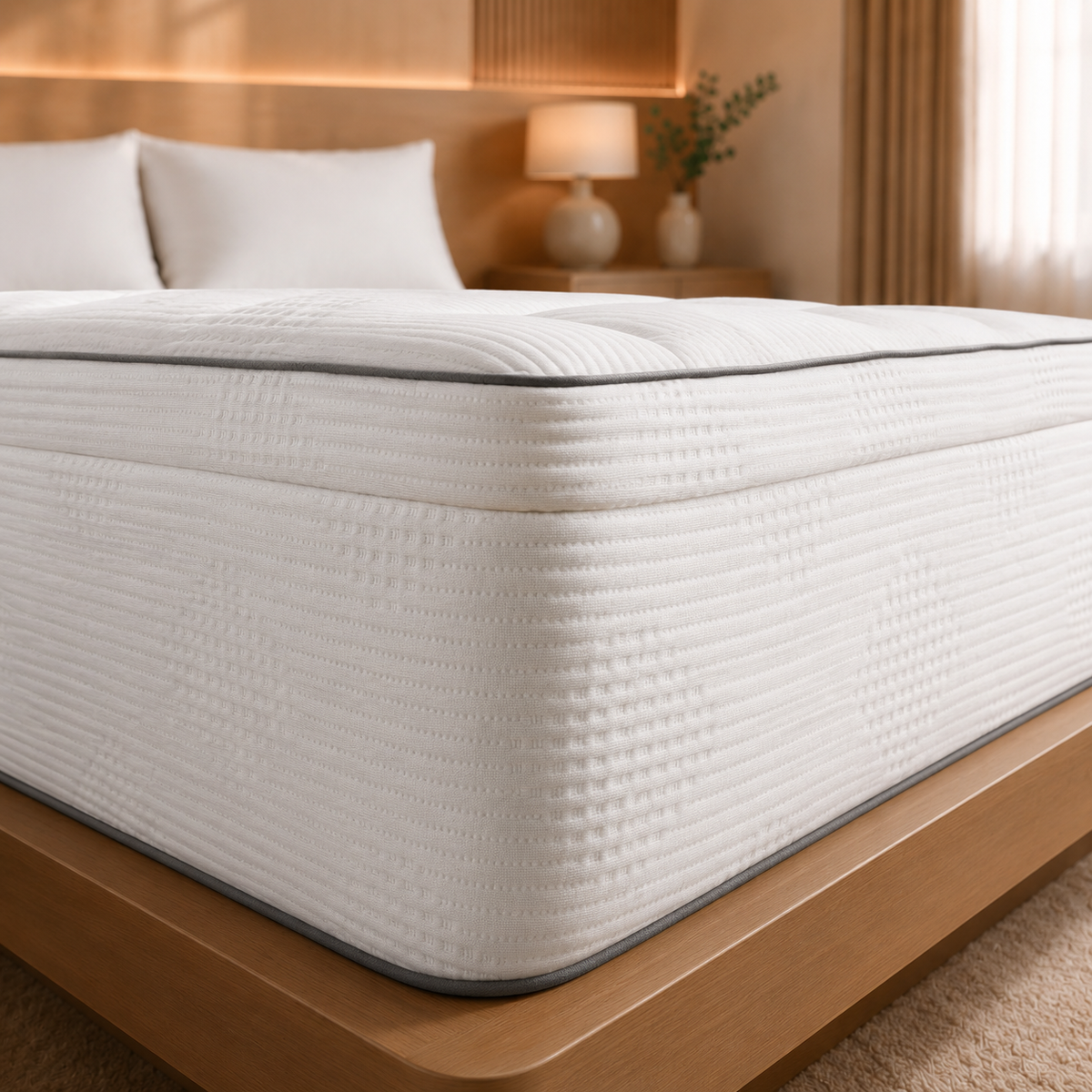 Plush mattress topper